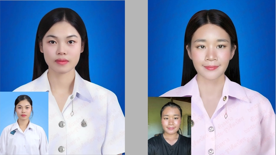 รับแต่งรูปภาพ ปรับแสงสีผิวให้สวย Photoshop