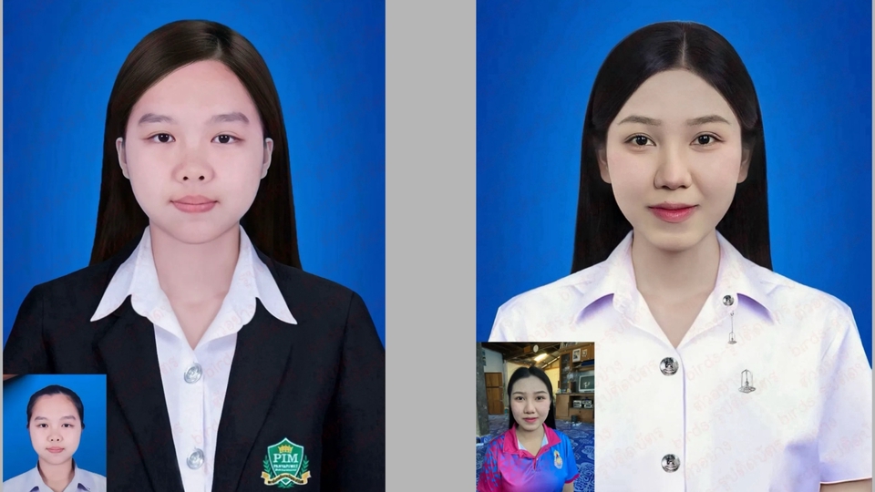 รับแต่งรูปภาพ ปรับแสงสีผิวเนียน Photoshop
