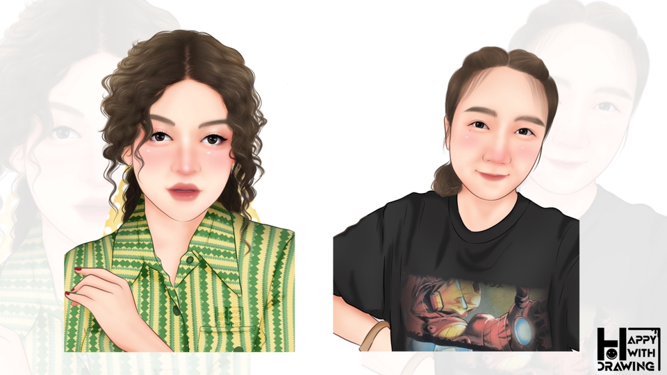 วาดภาพเหมือน Portrait - รับวาดภาพเหมือน portrait - 4