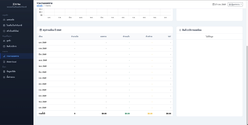 Web Development - ระบบออกใบเสร็จและใบกำกับภาษี - 12
