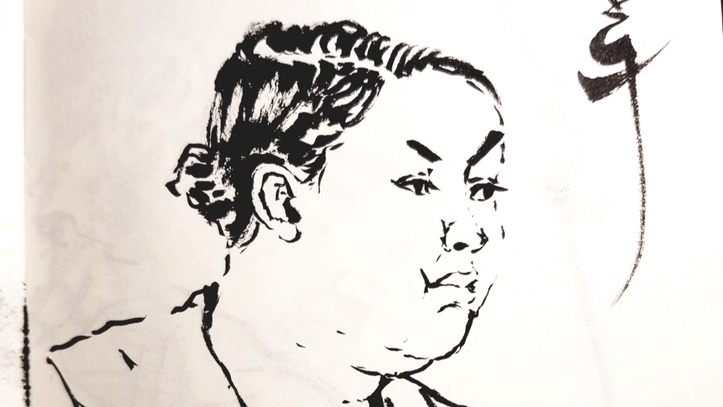 รับวาดภาพเหมือน ภาพวาดบุคคลสไตล์จีน ศิลปะลายเส้น