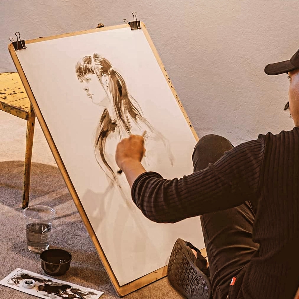 วาดภาพเหมือน ภาพเหมือนบุคคล ภาพวาดคน รับวาดภาพ