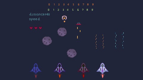 ตัวอย่างภาพการออกแบบ asset ใน game แบบ pixel art