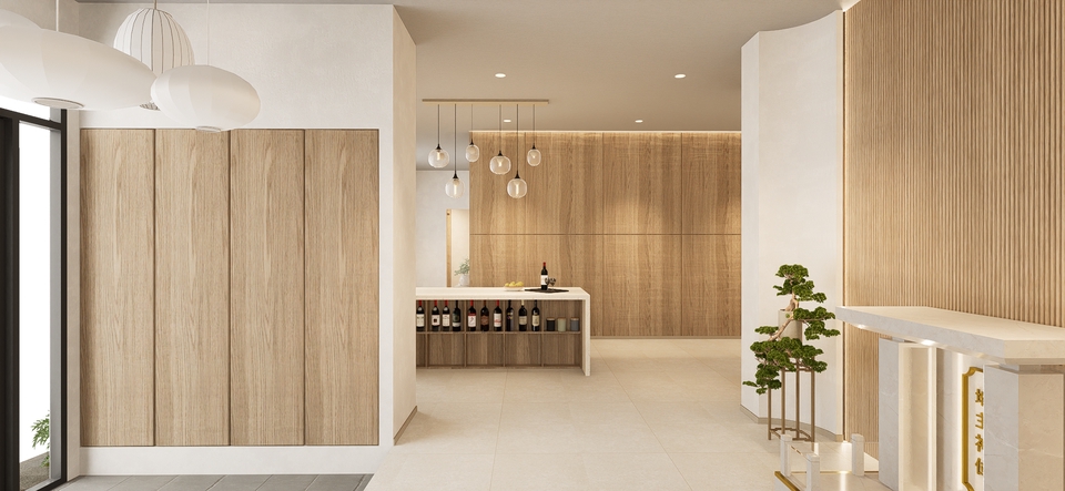 รับออกแบบตกแต่งภายในบ้านสไตล์โมเดิร์น ออกแบบบ้านสวย