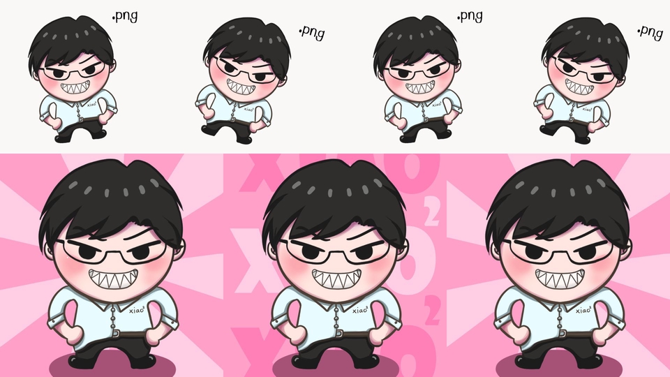 วาดภาพการ์ตูน - รับวาดภาพการ์ตูน จิบิ น่ารัก ออกแบบปกเพลง - 2