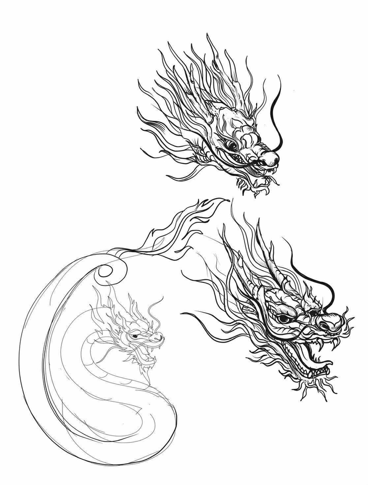 ออกแบบตัวละครมังงะสไตล์ญี่ปุ่น วาดตัวละคร dragon