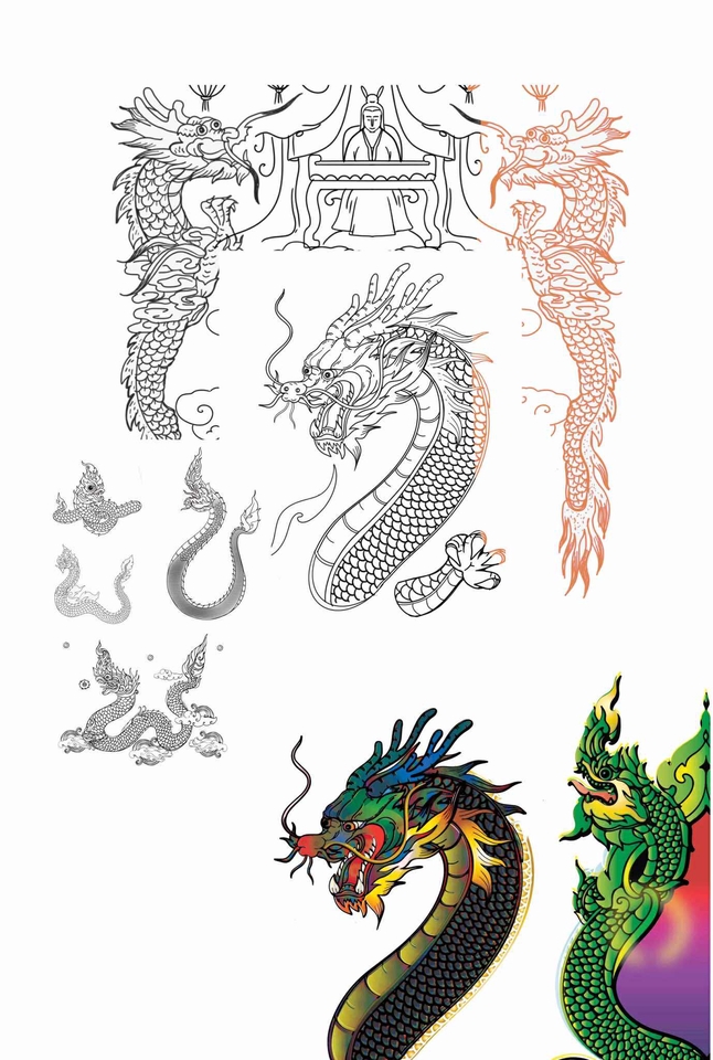 ออกแบบตัวละครมังงะสไตล์ญี่ปุ่น คาแรคเตอร์มังกร วาดตัวละคร