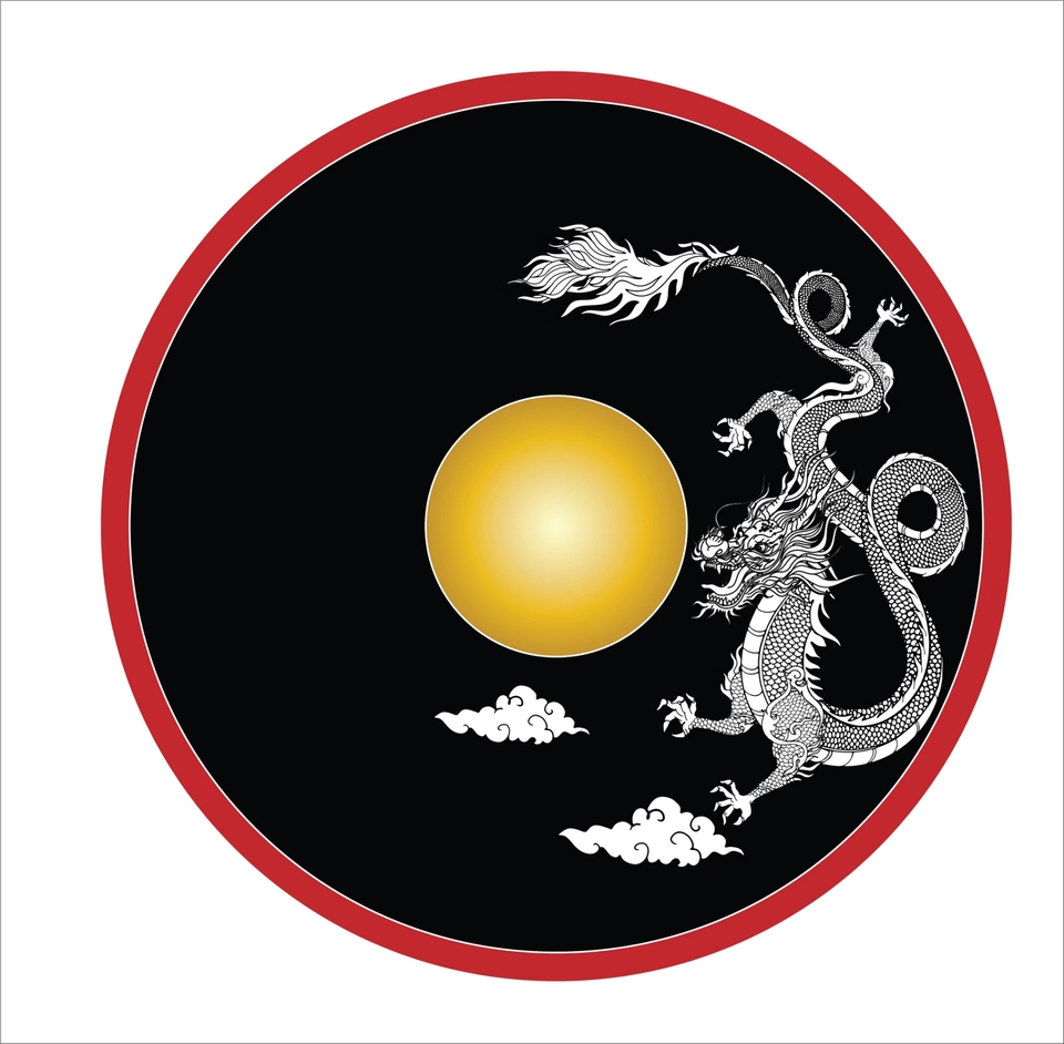 ออกแบบตัวละครมังงะสไตล์ญี่ปุ่น พร้อมคาแรคเตอร์มังกรและดวงจันทร์