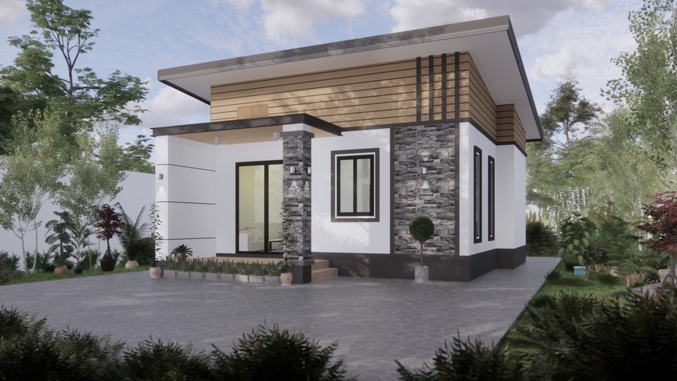 บ้านสไตล์โมเดิร์น
ขนาด 6* 10
1 ห้องนอน
1 ห้องน้ำ
1 ห้องครัว
