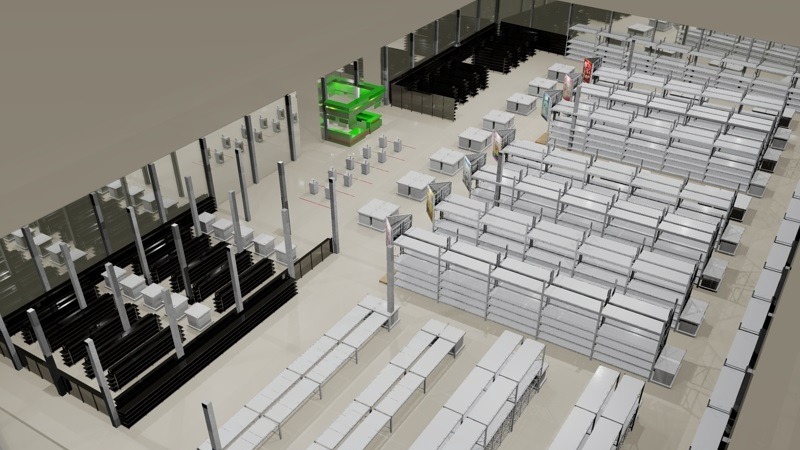 Sheft ขึ้นแบบ 3D model จากแบบแปลน 2D และ render ภาพเพื่อ เสนอลูกค้า และทำแบบสั่งผลิต