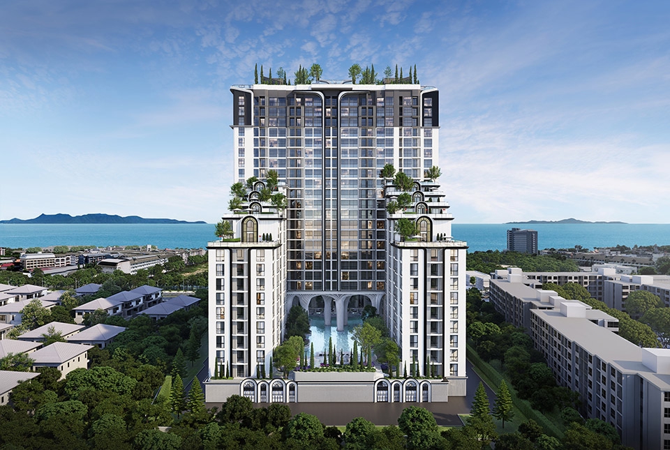 รับออกแบบบ้าน3D perspective ภาพเรนเดอร์คอนโดหรู