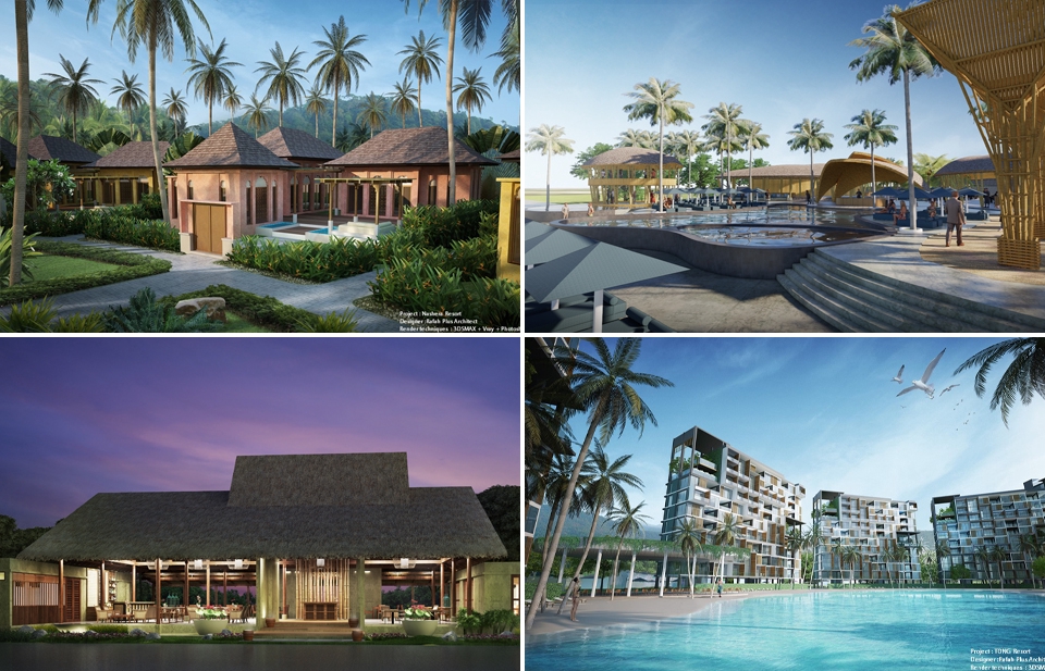 ออกแบบบ้าน3มิติ รับทำภาพ3D perspective ราคาถูก