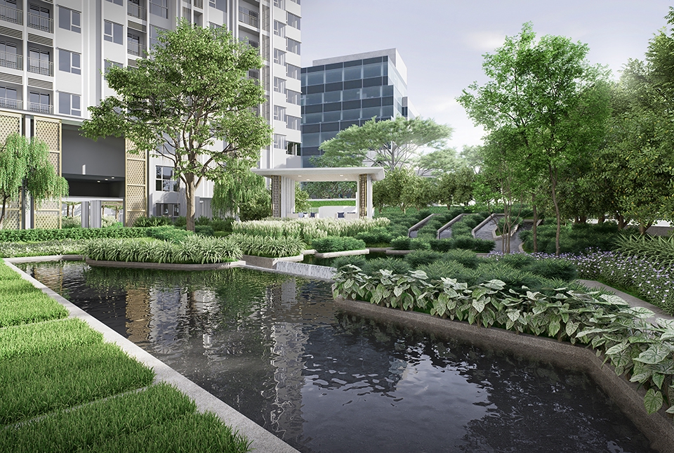 รับออกแบบบ้าน3D perspective มุมมองสวย