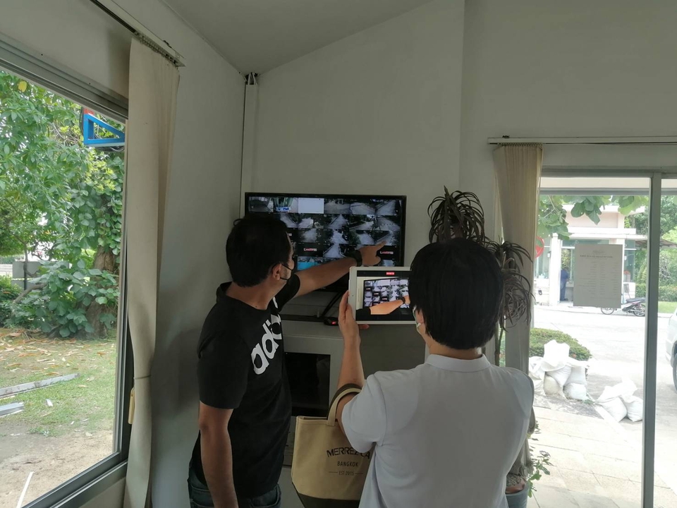 วางระบบเครือข่ายเซิร์ฟเวอร์และระบบรักษาความปลอดภัย ติดตั้งกล้องวงจรปิด