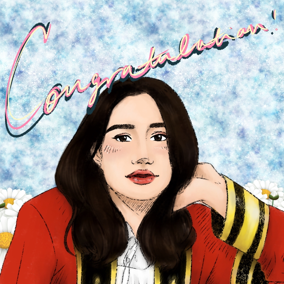 รับวาดรูปการ์ตูนรับปริญญา สไตล์อนิเมะน่ารัก สีสันสดใส