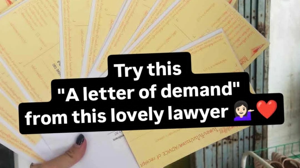 notice letter of demand