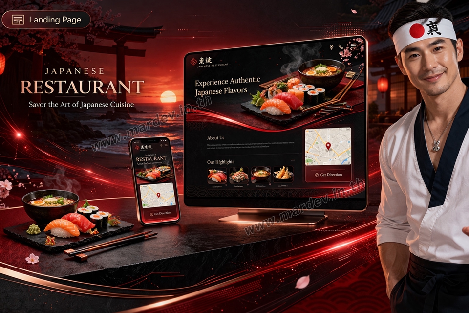 Web Development - รับทำ Website Sale Page / Landing Page (เว็บหน้าเดียว) 5️⃣⭐ - 5