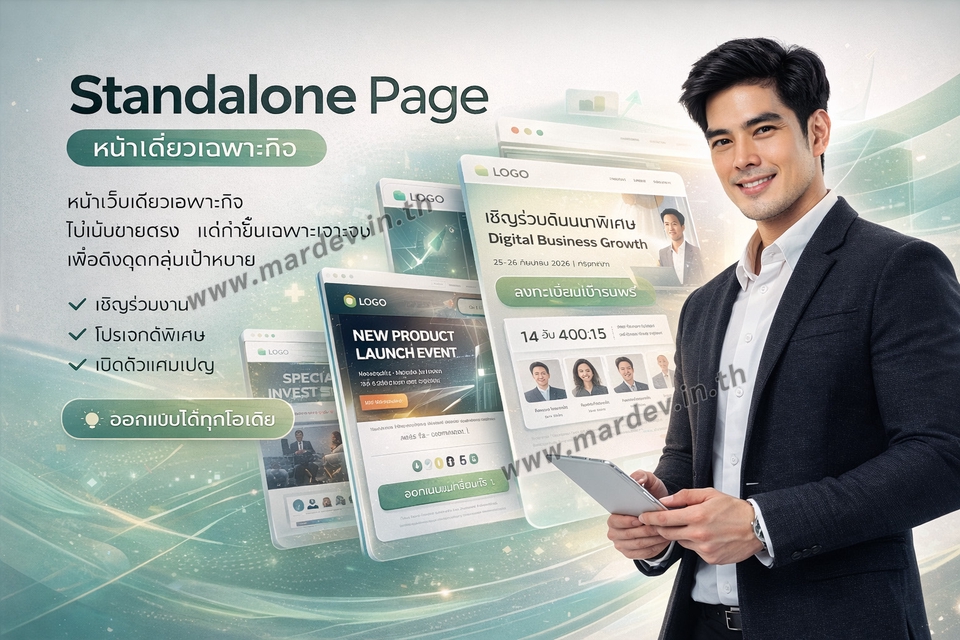 Web Development - รับทำ Website Sale Page / Landing Page (เว็บหน้าเดียว) 5️⃣⭐ - 2