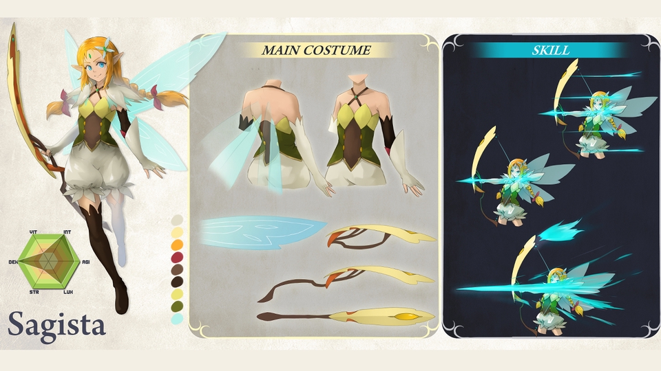 ตัวอย่างงาน Character Design