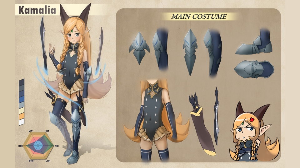 ตัวอย่างงาน Character Design