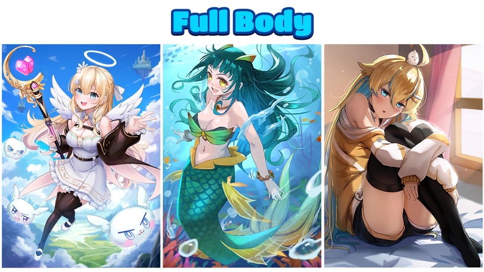 ตัวอย่างงาน Full Body