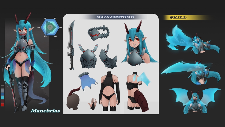 ตัวอย่างงาน Character Design