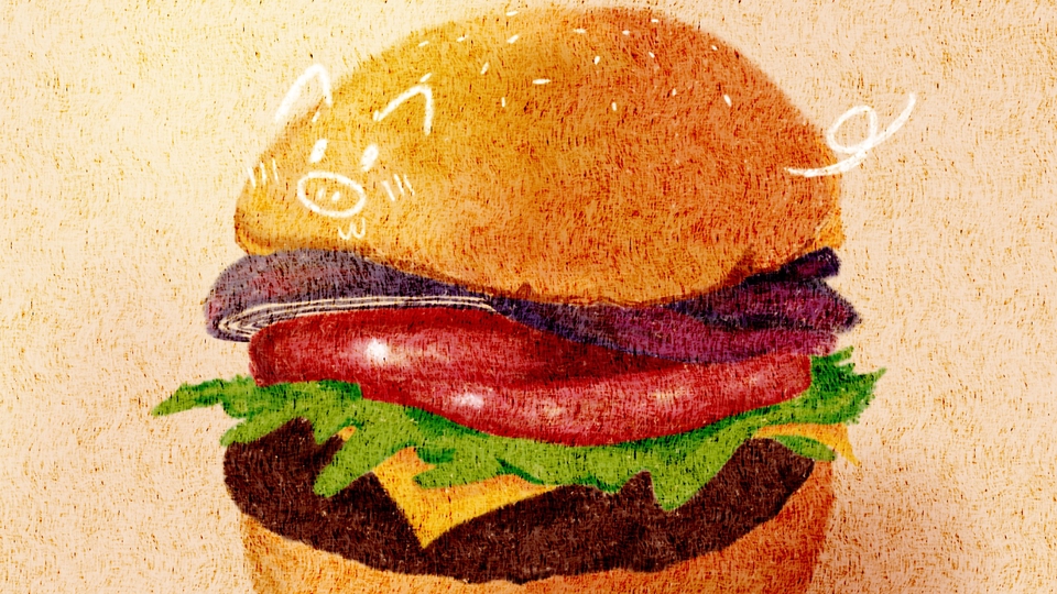 ภาพแฮมเบอร์เกอร์