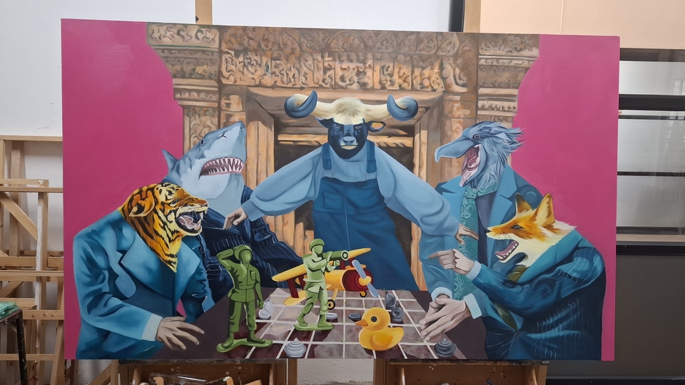 Art & Craft - รังสรรค์ภาพวาดบนผืนผ้าใบ - 6