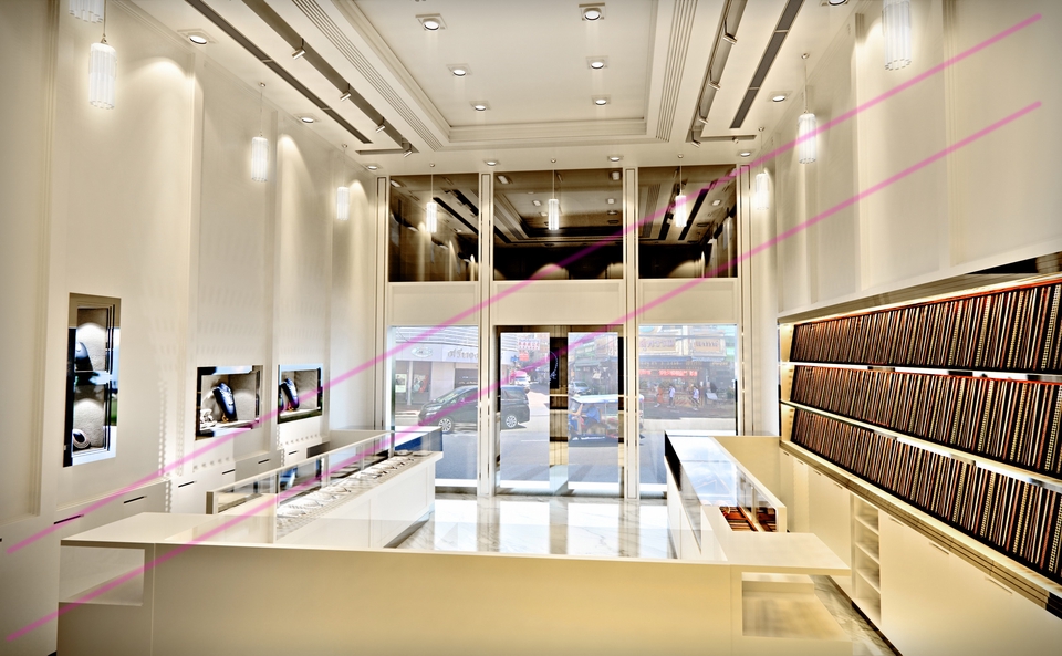 ออกแบบตกแต่งภายในและภายนอก - ออกแบบภายในร้านทองในห้างสรรพสินค้า - 7