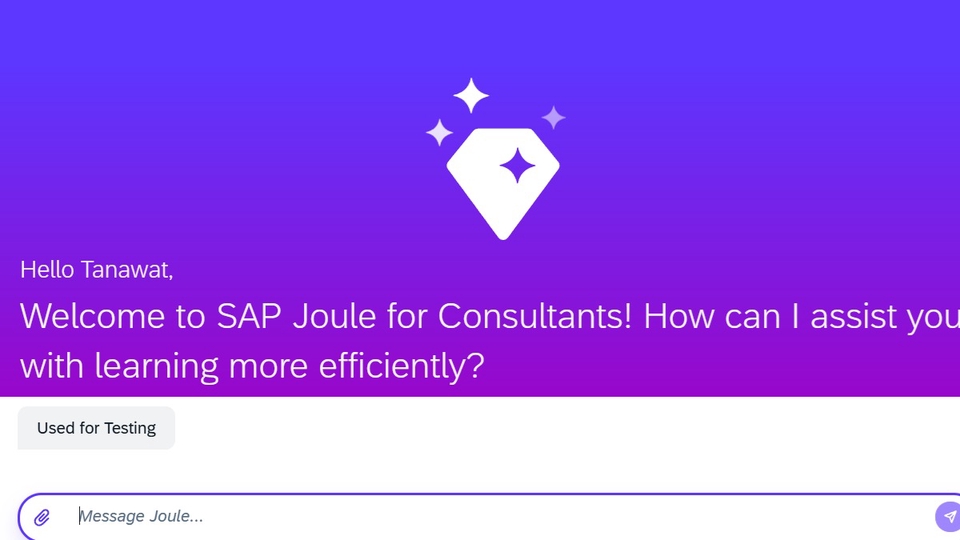 ผู้เชี่ยวชาญให้คำปรึกษา AI ยินดีต้อนรับสู่ SAP Joule สำหรับที่ปรึกษา เรียนรู้อย่างมีประสิทธิภาพด้วย AI ผู้ช่วยอัจฉริยะ บริการให้คำแนะนำด้าน AI เพิ่มประสิทธิภาพการเรียนรู้ ปรึกษาผู้เชี่ยวชาญ ai consultant