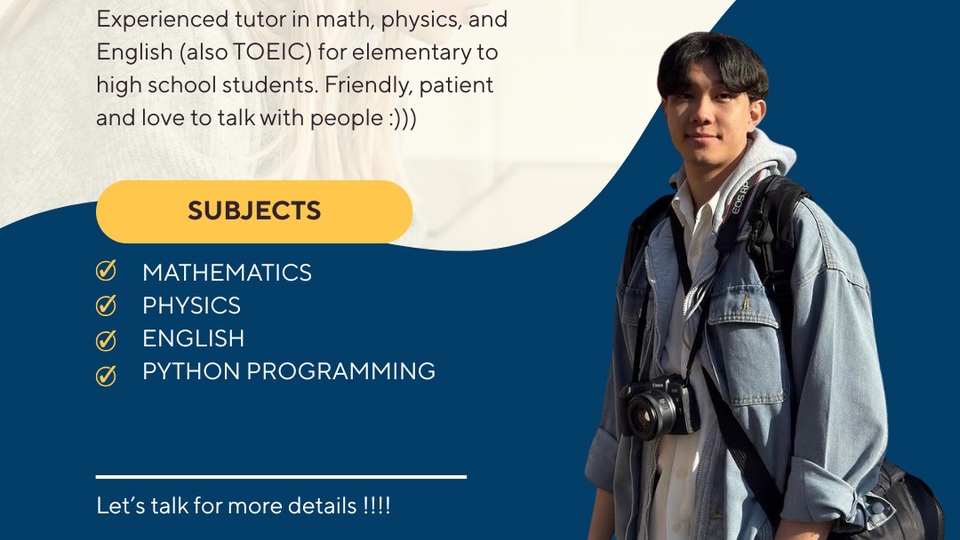 A dream tutor for elementary to high school kids!!! let's connect to get more details!!!!