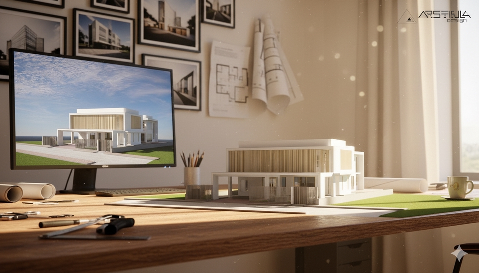 ออกแบบตกแต่งภายในและภายนอก - บ้านพักอาศัย 2 ชั้น ของคุณเรณุกา - 2