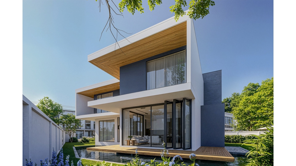 บ้านโมเดิร์น2ชั้น