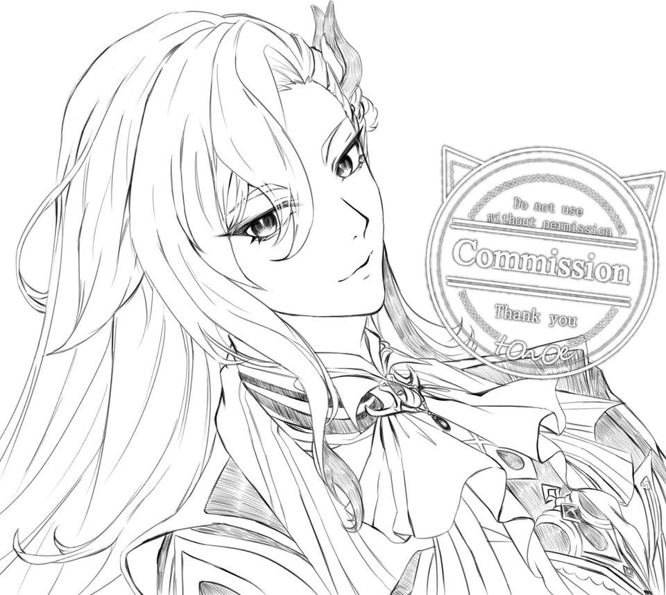 วาดภาพลายเส้น - งานเส้นรัฟ (เส้นเปล่าไม่ลงสี) ตามสเกล/โอมากาเสะ By: tOnOe - 11