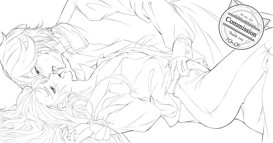 วาดภาพลายเส้น - งานเส้นรัฟ (เส้นเปล่าไม่ลงสี) ตามสเกล/โอมากาเสะ By: tOnOe - 7