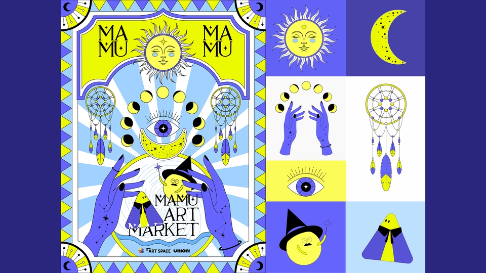 วาดภาพประกอบงานศิลปะดิจิตอล Mammu Art Market