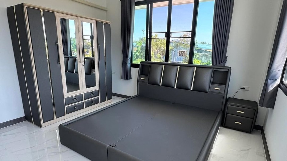 ผลิตเฟอร์นิเจอร์ - รับผลิตโต๊ะเครื่องแป้ง สามารถสั่งทำตามขนาดได้ เลือกสีเลือกวัสดุหุ้มได้ - 4