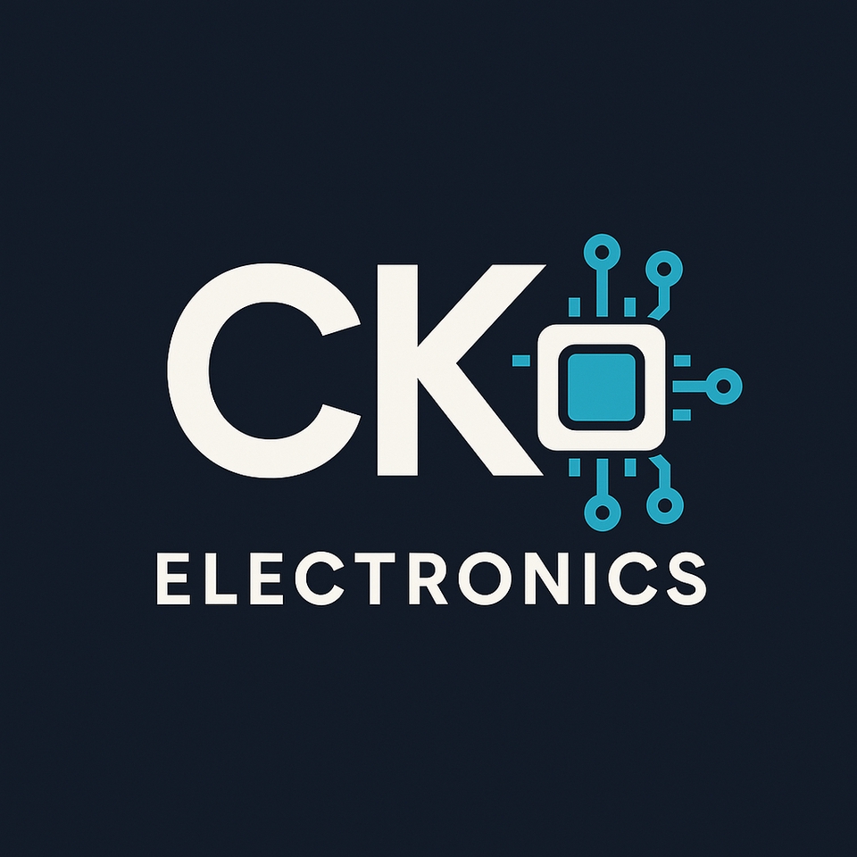 รับออกแบบโลโก้ CK Electronics สไตล์มินิมอล ทันสมัย