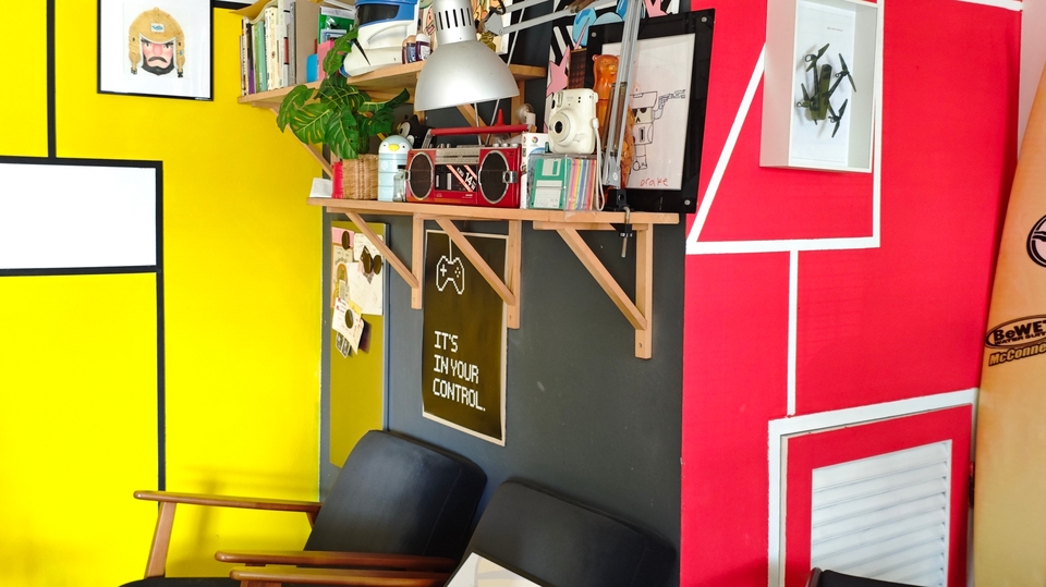 งานออกแบบ ทาสีภายใน 
