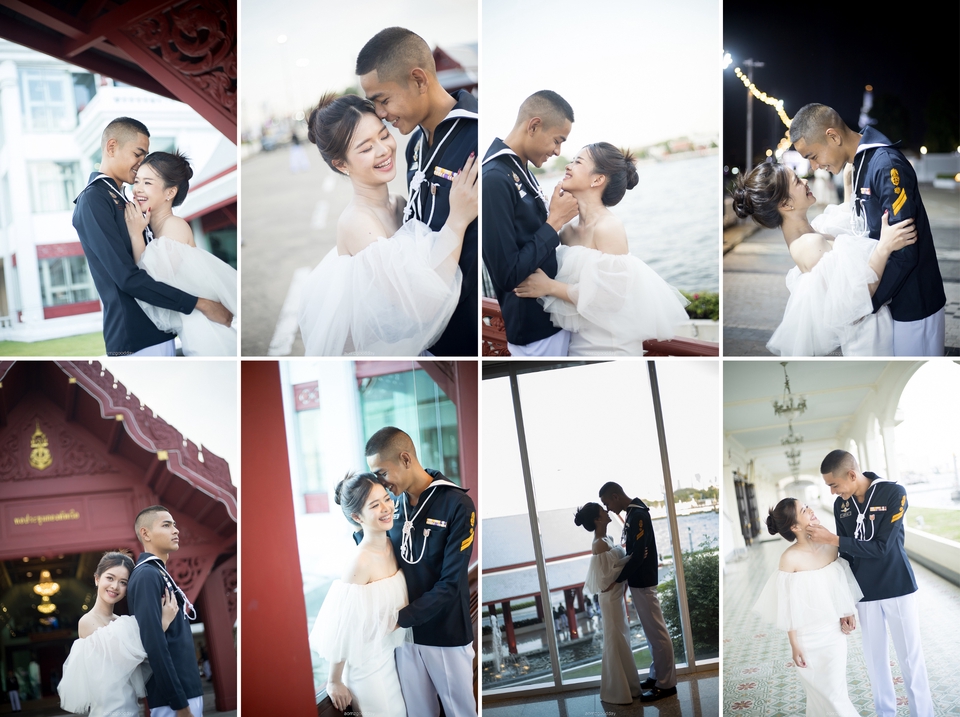 รับถ่ายภาพพรีเวดดิ้ง ทหารเรือ ช่างภาพแต่งงาน ถ่ายรูปคู่รัก