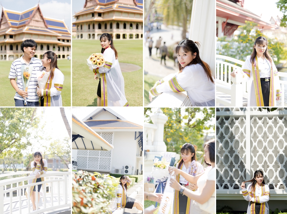รับถ่ายรูปรับปริญญา ช่างภาพรับปริญญา ถ่ายรูปสวย บัณฑิต ภาพเดี่ยว คู่ สถานที่สวยงาม