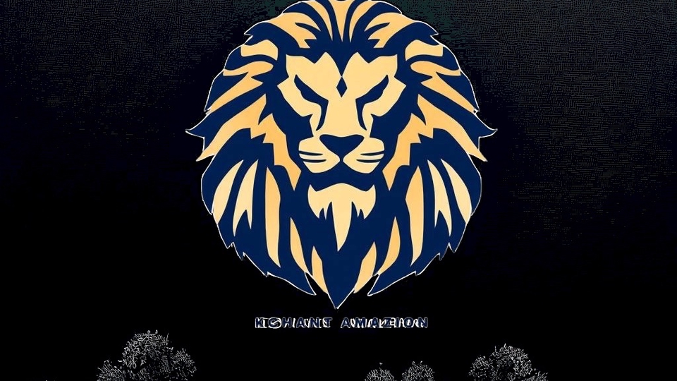 รับออกแบบโลโก้สิงโตหรูหรา โลโก้ธุรกิจมืออาชีพ