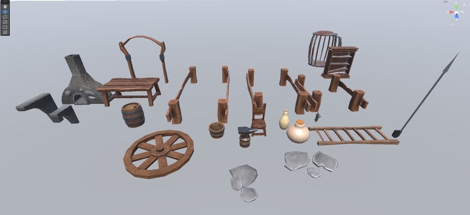 รับปั้นโมเดล3D ชุดประกอบอาคารไม้