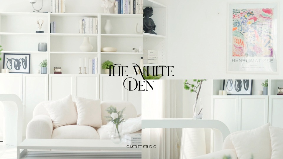 Living Room โทนขาวทำให้การถ่ายทำเน้น ผู้คนหรือสินค้าให้เด่นได้มากขึ้นไม่แย่งซีน Product หรือ นางแบบ