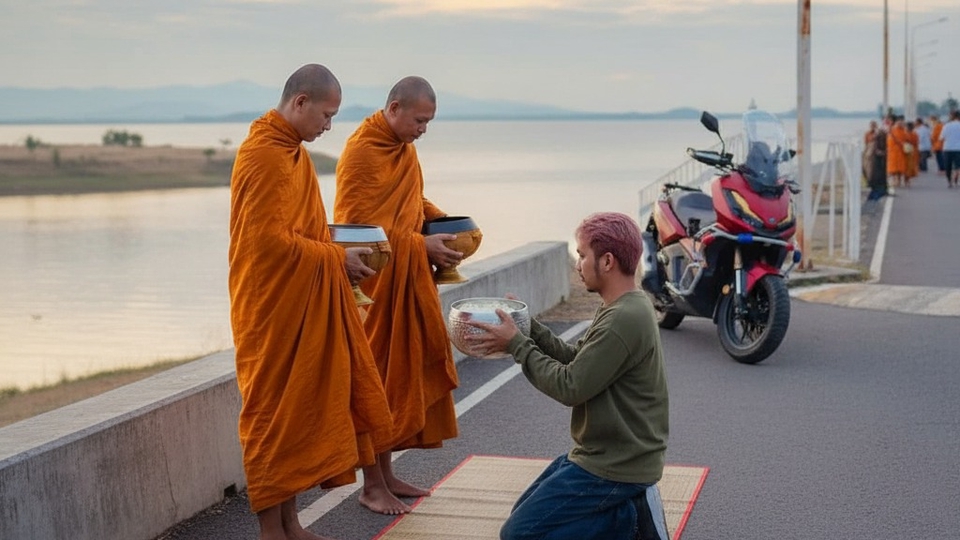 รับใส่บาตรพระตอนเช้า ก่อนลูกค้าไปงานหรือไม่ว่าง