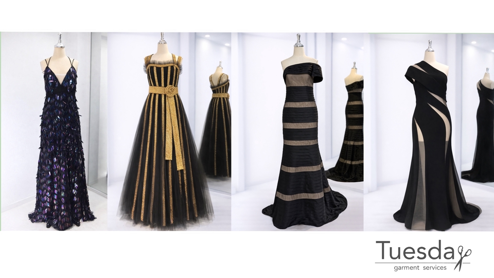 รับตัดเย็บเสื้อผ้า - รับตัดชุดราตรี เซทเพื่อนเจ้าสาว และชุดพริตตี้ - 9