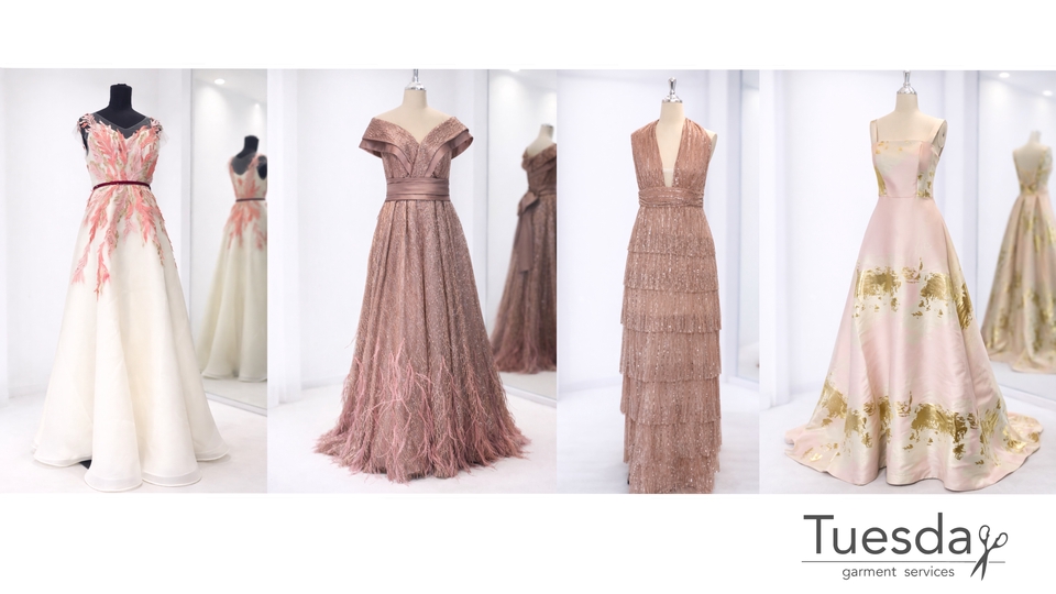 รับตัดเย็บเสื้อผ้า - รับตัดชุดราตรี เซทเพื่อนเจ้าสาว และชุดพริตตี้ - 8