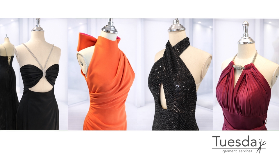 รับตัดเย็บเสื้อผ้า - รับตัดชุดราตรี เซทเพื่อนเจ้าสาว และชุดพริตตี้ - 10