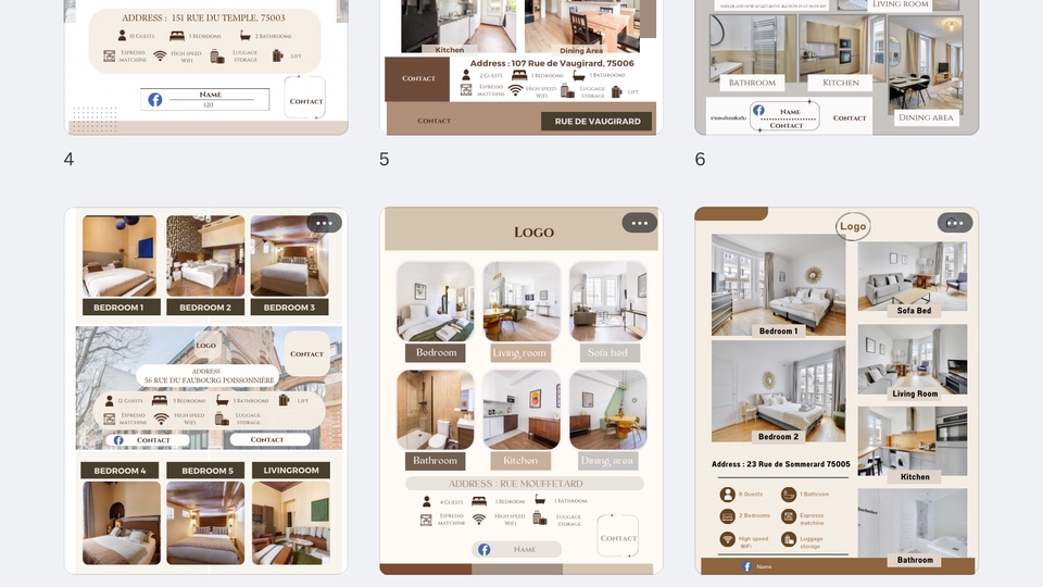 โปสเตอร์ห้องพัก อพาร์ทเมนต์