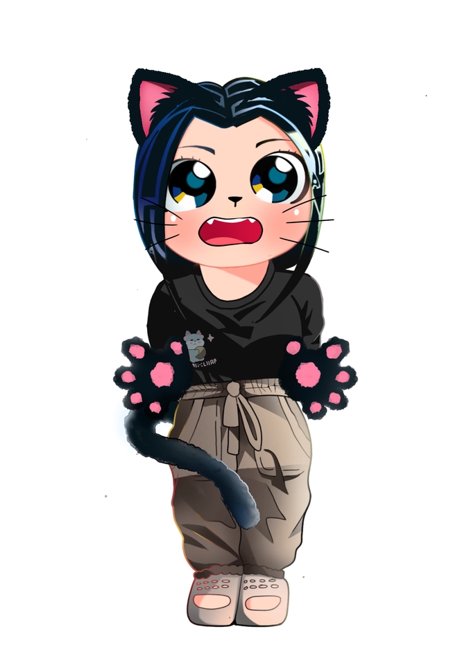 รับวาดการ์ตูนน่ารัก สไตล์อนิเมะ จิบิ ภาพวาดการ์ตูนลายเส้น